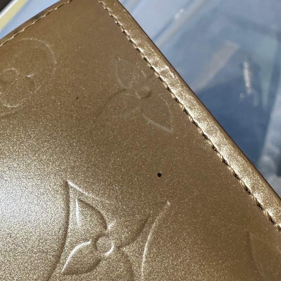 Louis Vuitton | Monogram Mat French Wallet Bronze | Vintage - Picture 5 of 16